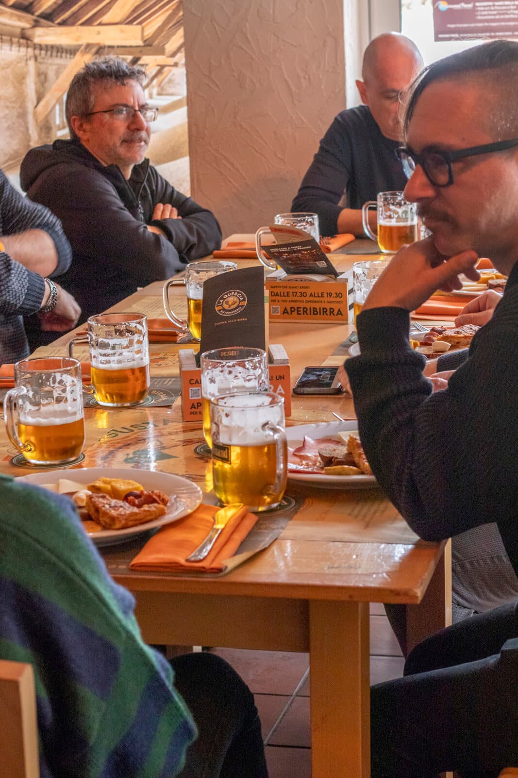 Colazione dei campioni presso Ristobirreria La Quercia